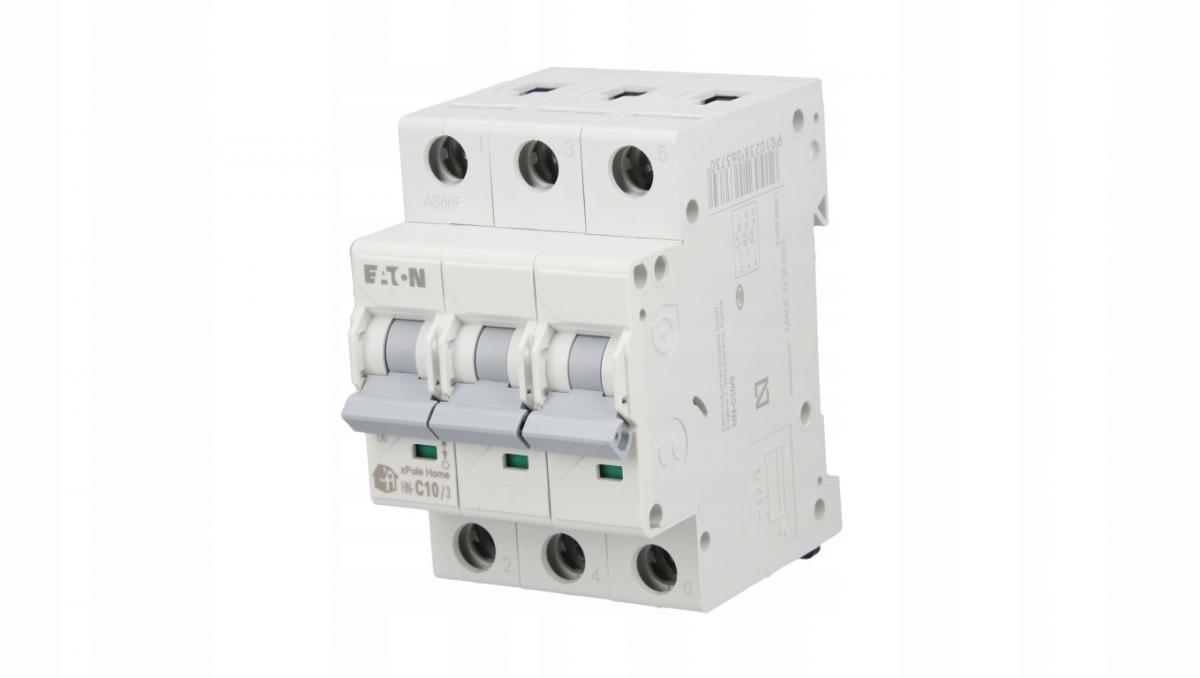 EATON Wyłącznik nadprądowy 6kA HN-C10/3