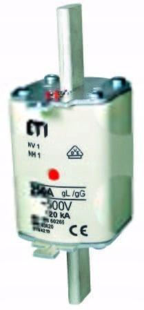 ETI Wkładka topikowa przemysłowa zwłoczna KOMBI NH1 gG 25A/500V