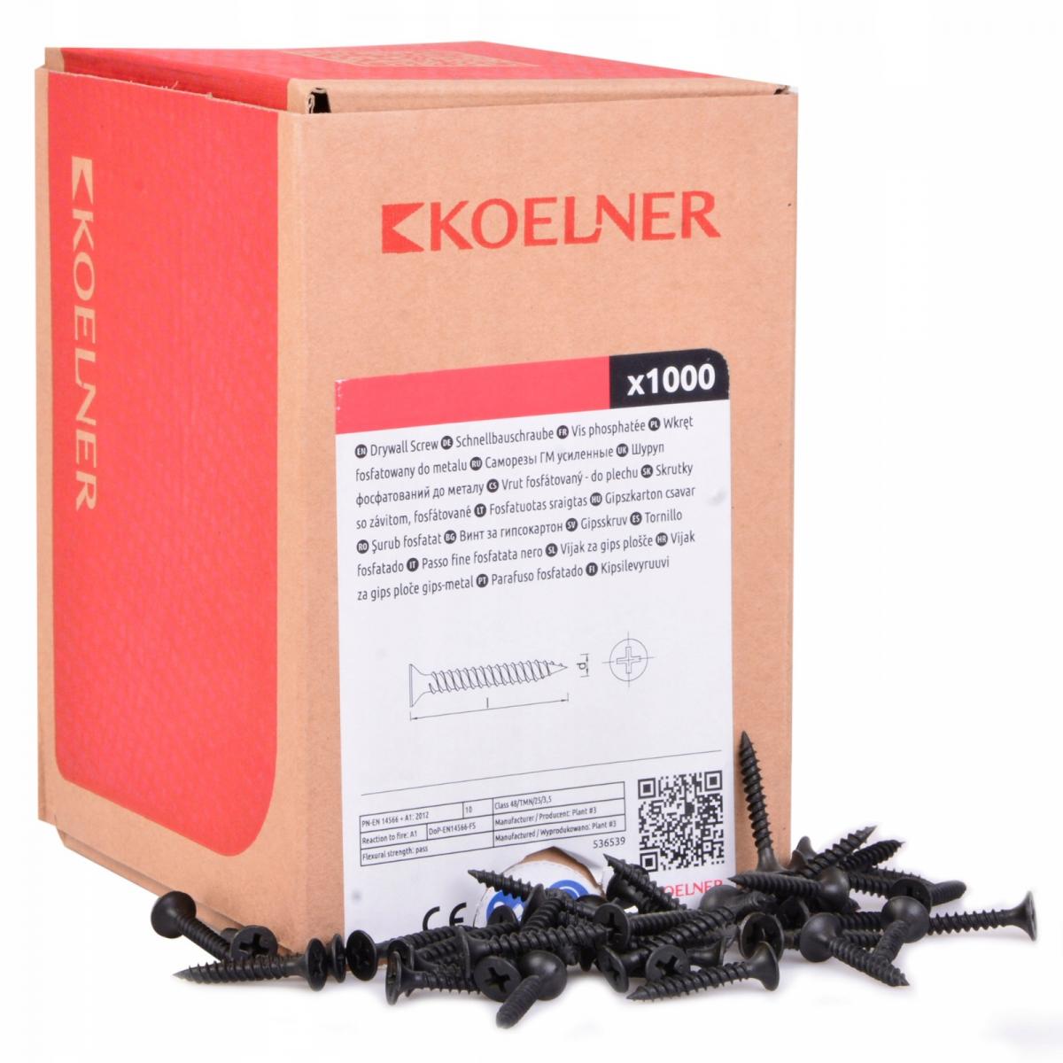KOELNER Wkręt do płyt G-K 3,5x35 mm do blach