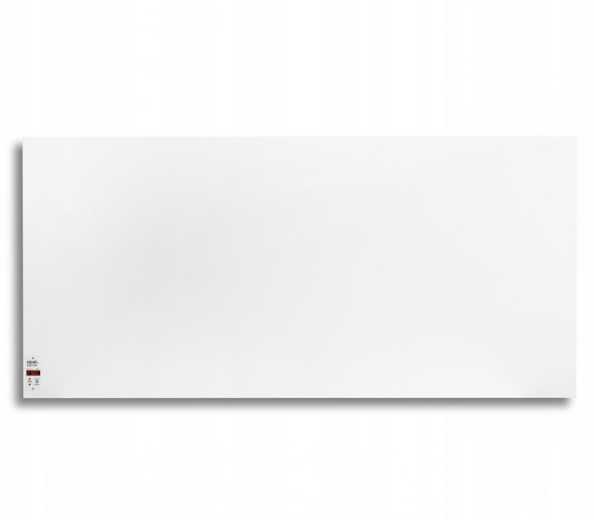 Grzejnik stalowy HD-WAVE STEEL z termostatem, moc 1000 W - biały