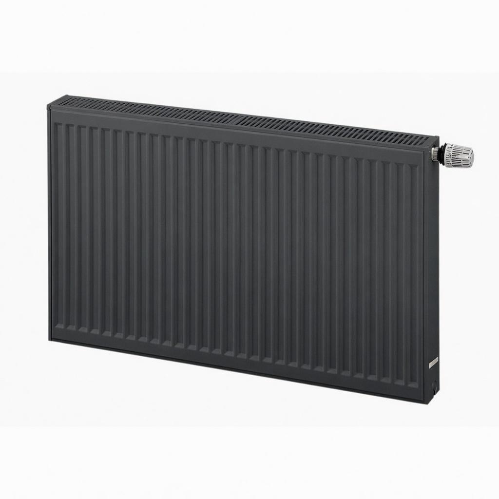 Polski grzejnik stalowy PURMO PLINT CV44 200x900 DOLNY GRAFIT SZARY R 7024