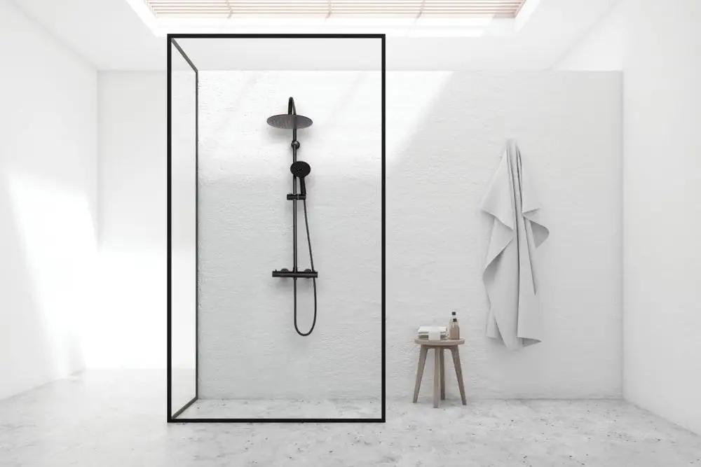 INVENA DESZCZOWNICA OKRĄGŁA MUSTA, CZARNA