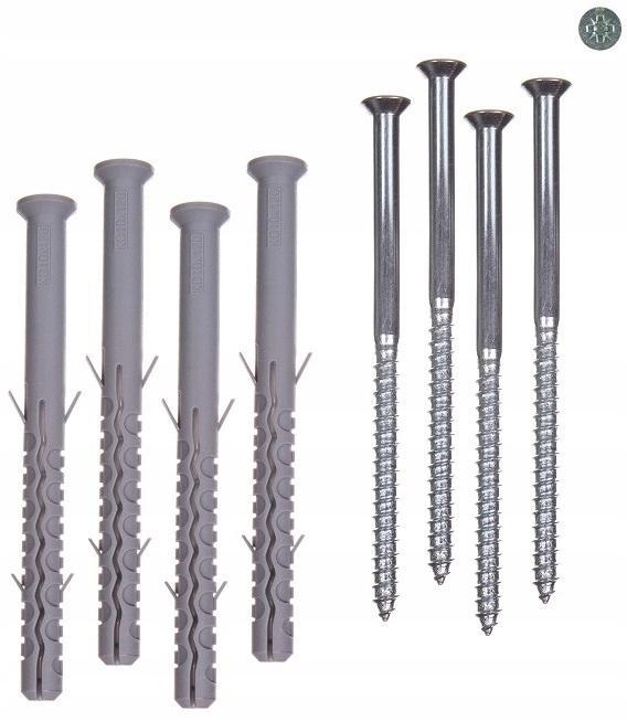 KOELNER Kołek fi 8x100 mm z długą płaszczyzną podziału z wkrętem stożkowym