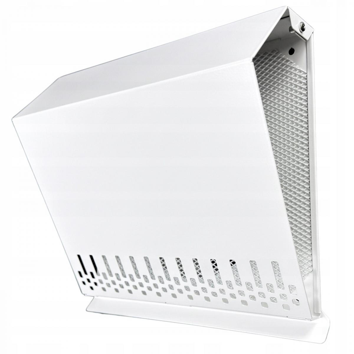 AWENTA Czerpnia ścienna metalowa fi250, biały