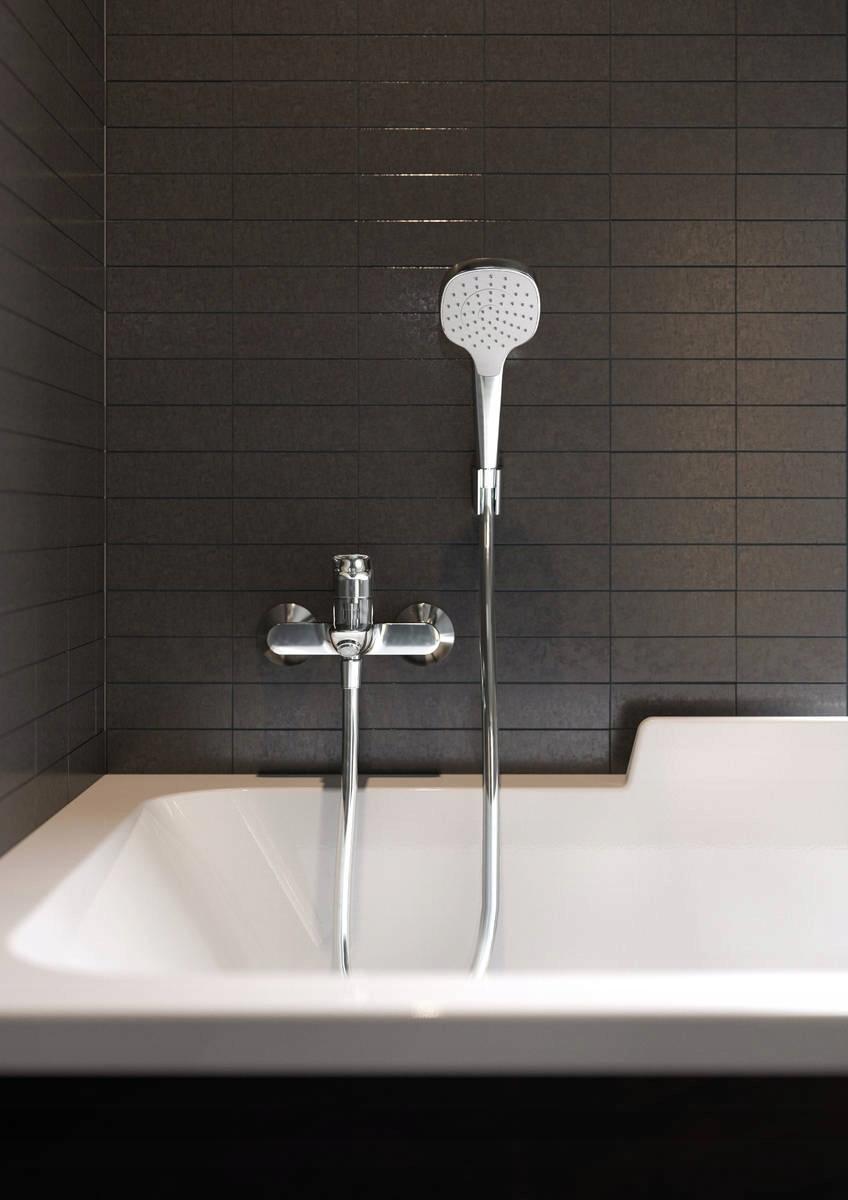 HANSGROHE Logis Jednouchwytowa bateria umywalkowa ścienna, montaż natynkowy