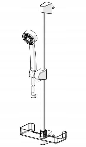 Oras APOLLO zestaw natryskowy kolor chrom 48h