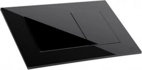 Przycisk spłukujący TECE now z tworz do WC czarny połysk 220x150x5 mm