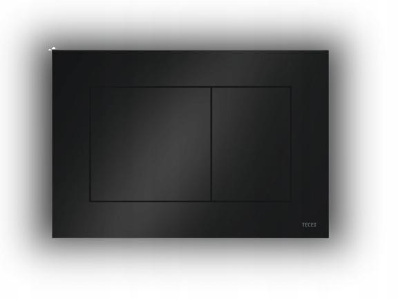 Przycisk spłukujący TECE now z tworz do WC czarny połysk 220x150x5 mm