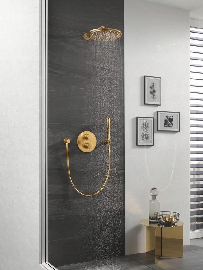 Deszczownica Rainshower Cosmopolitan 310 z ramieniem 380 mm, 1 strumień, br