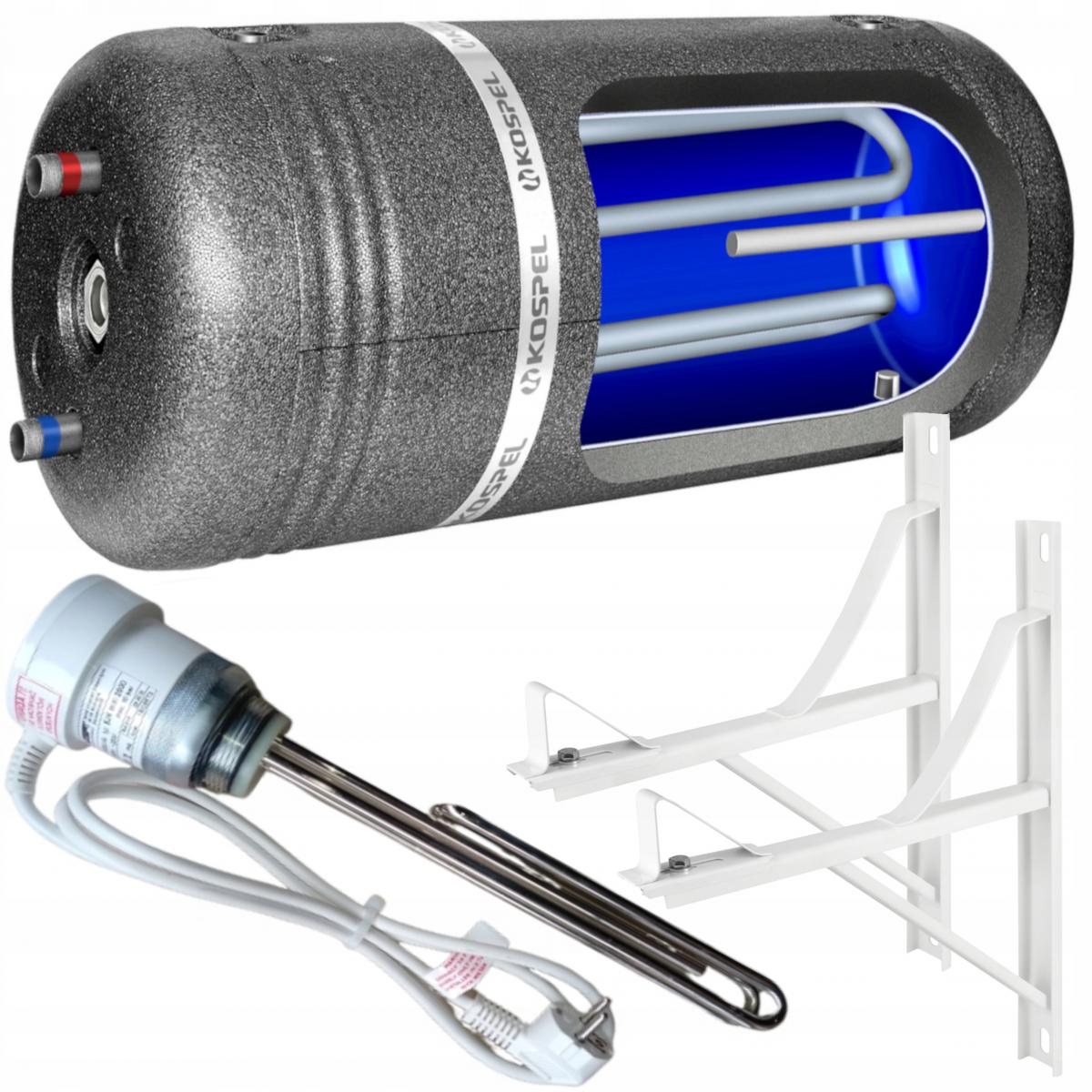 Wymiennik poziomy 138 KOSPEL WW-140 Termo Hit z wężownicą
