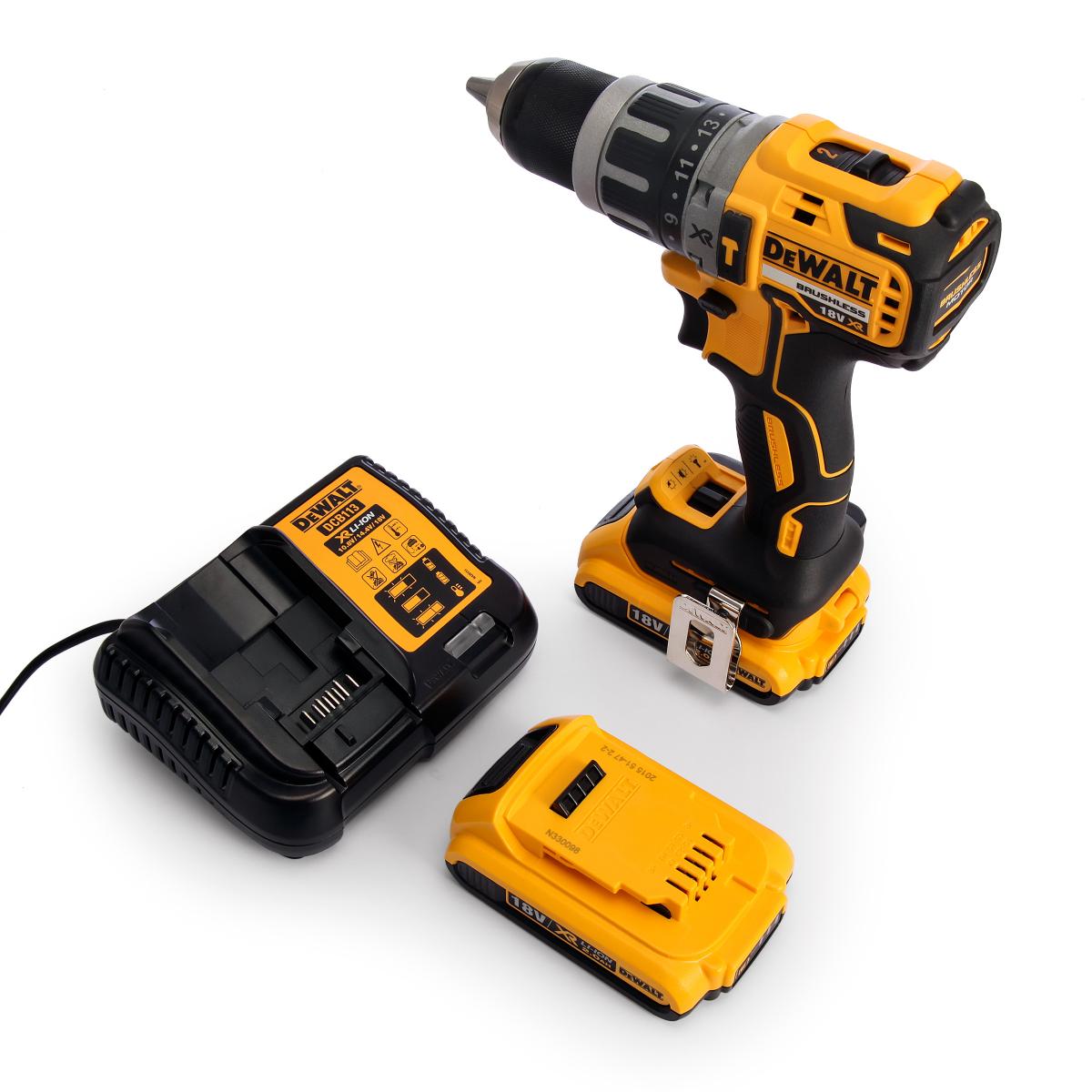DEWALT wiertarko wkrętarka z udarem 2 aku ład 48h