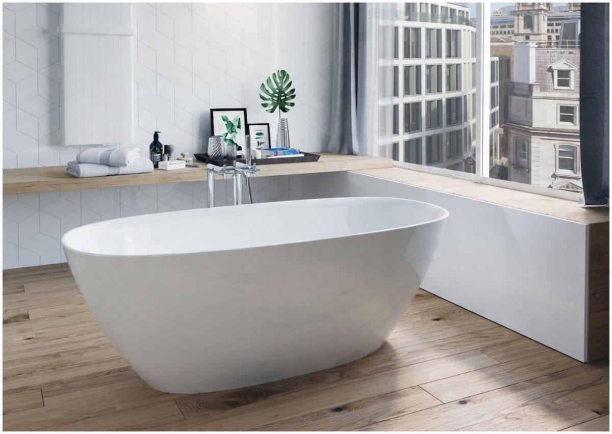 Wanna wolnostojąca ARIANE 165x75cm Biały ROCA