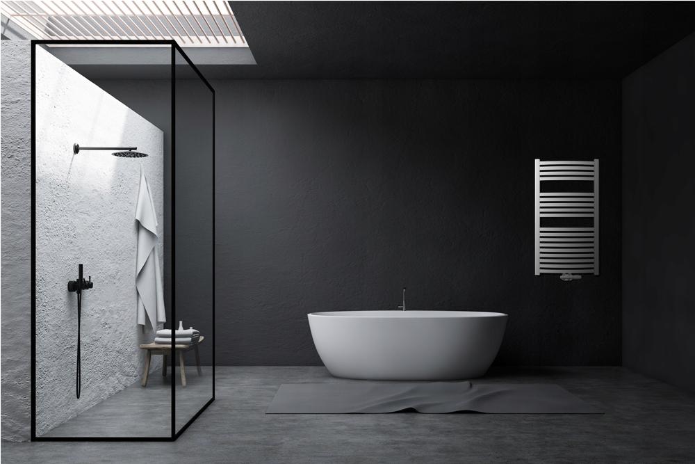 INVENA GRZEJNIK ŁAZ. 540X1000 + KPL. DUOPLEX + MASKOWNICA PODW. - BIAŁY