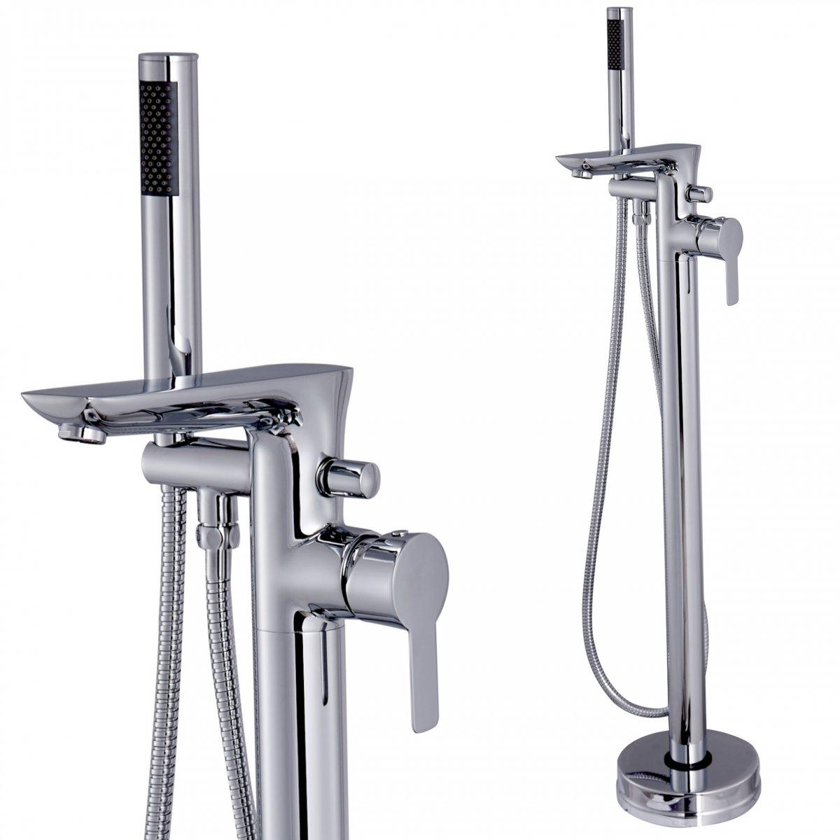 INVENA BATERIA WANNOWA WOLNOSTOJĄCA GLAMOUR INVENA TREND CHROM