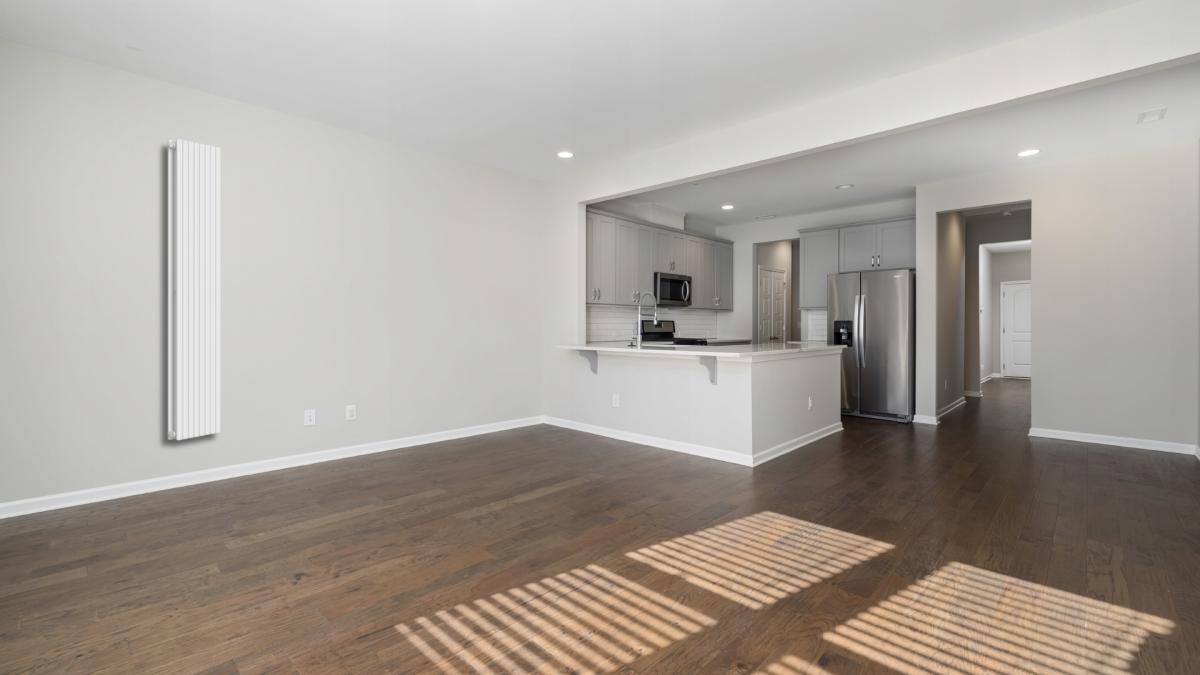 Grzejnik pionowy dekoracyjny INVENA DUO 1600X480 MOC: 1545W BIAŁY