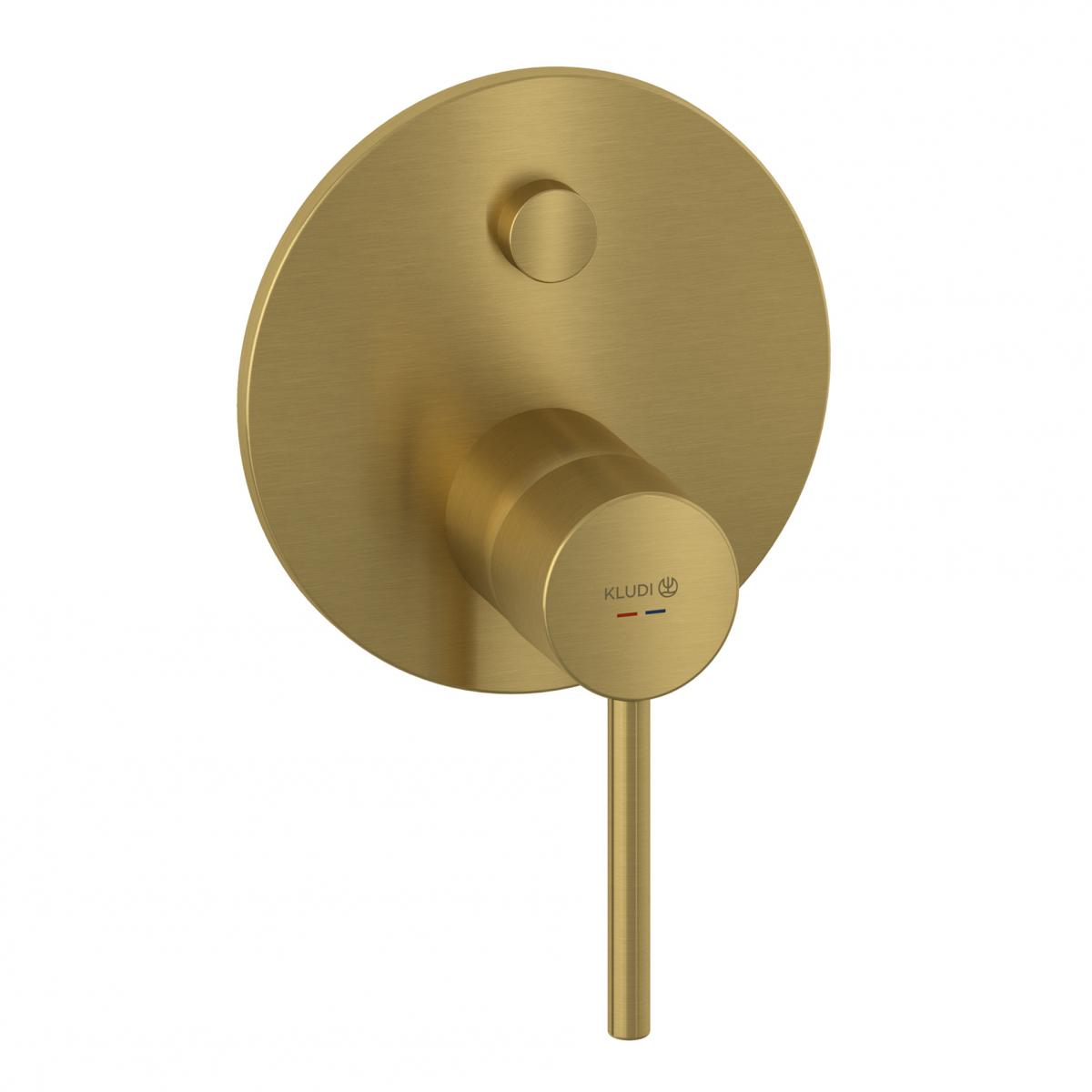 Bateria wannowo-natryskowa do montaż z el podtynk KLUDI BOZZ 1-uchwyt złoty
