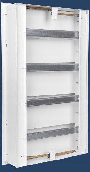Rozdzielnica podtynkowa RP-80 z zamkiem, miejsce na 80 zabezpieczeń typu s.