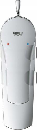 Bateria umywalkowa stojąca GROHE Eurosmart 1-otw. chrom z wyciąganą wylewką