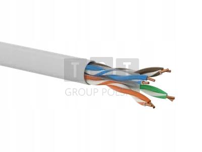 Kabel U/UTP kat.6 LSOH 4x2x23AWG B2ca 500m 25 lat gwarancji, badanie jakośc