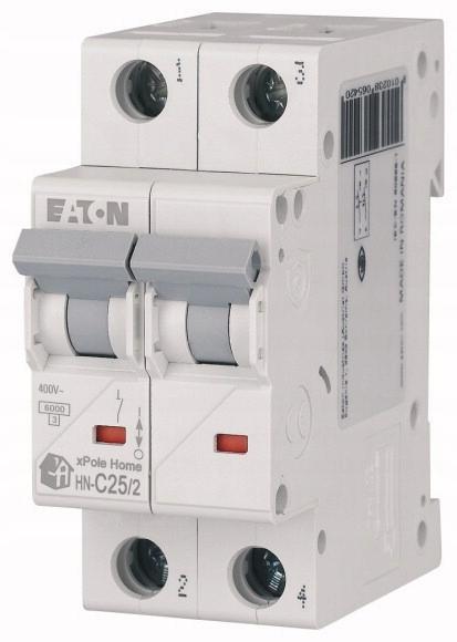 EATON Wyłącznik nadprądowy 6kA HN-C25/2