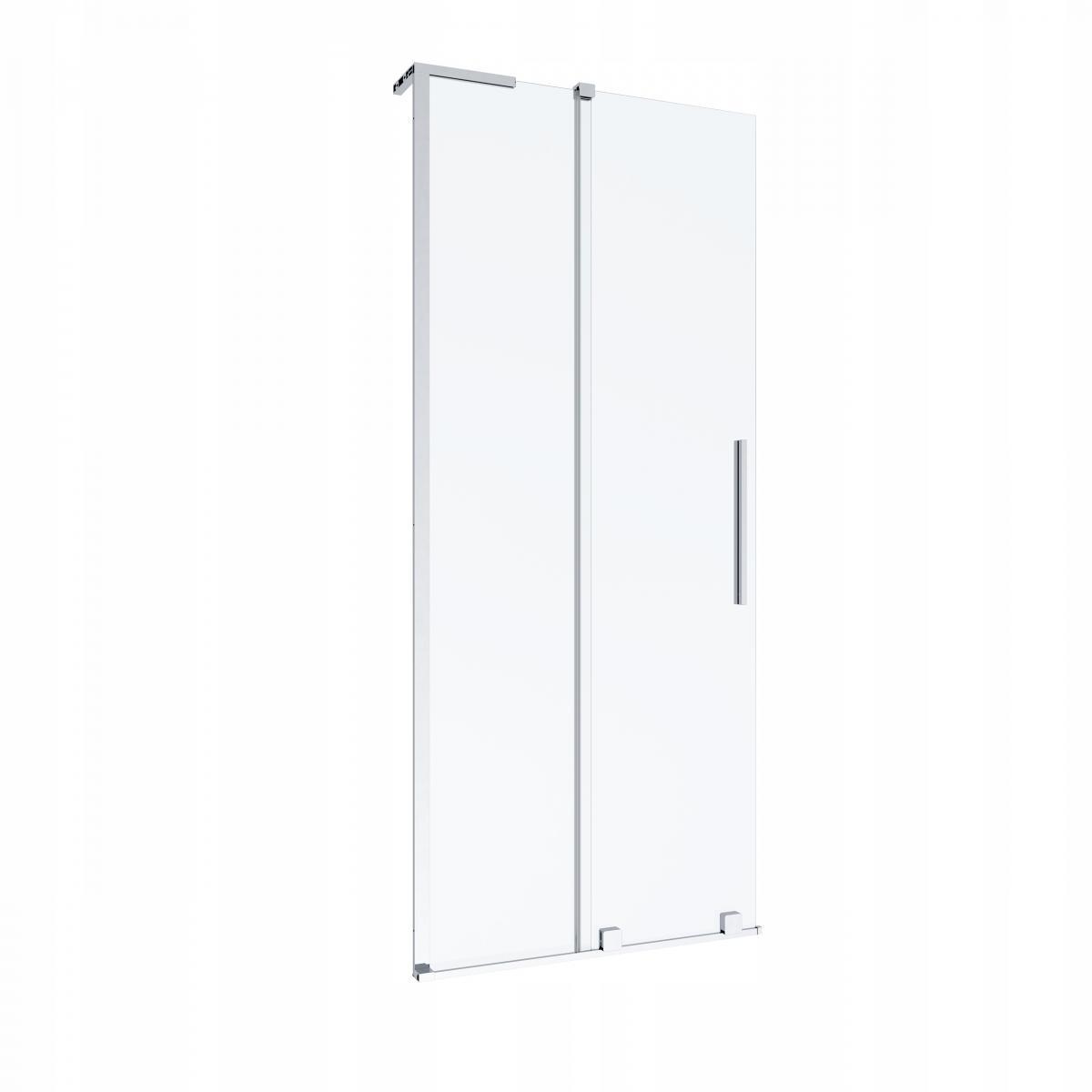 KABINA WALK-IN PRZESUWNA 90 CM, TRANSP 8 MM, CHROM