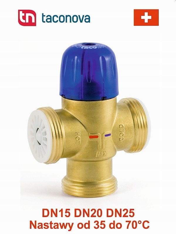 Termostatyczny Zawór Mieszający, Bez Zaworów Zwrotnych, Novamix Value 70 FS