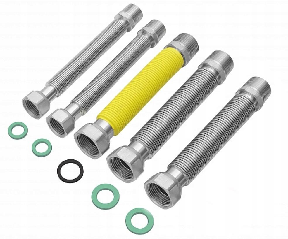 INVENA KOMPLET WĘŻY PRZYŁĄCZNIOWYCH DO KOTŁA GAZOWEGO