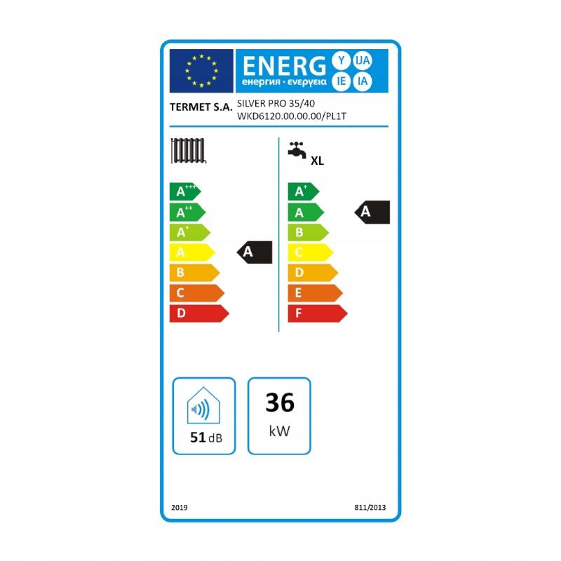 Termet Kocioł gazowy dwufunk. SILVER PRO 35/40 48h