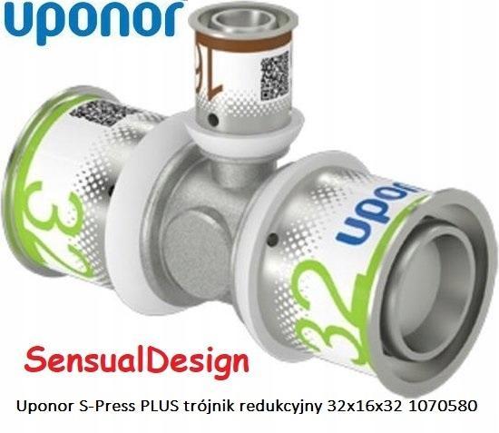 Uponor S-Press PLUS trójnik redukcyjny 32-16-32