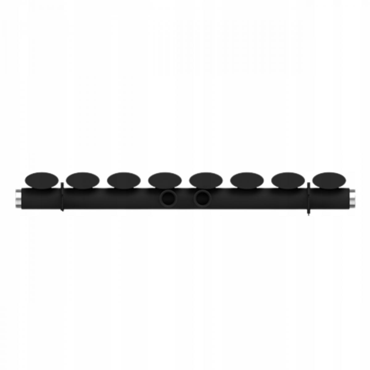 Grzejnik pionowy dekoracyjny INVENA MONO 2000X480 MOC: 983W CZARNY