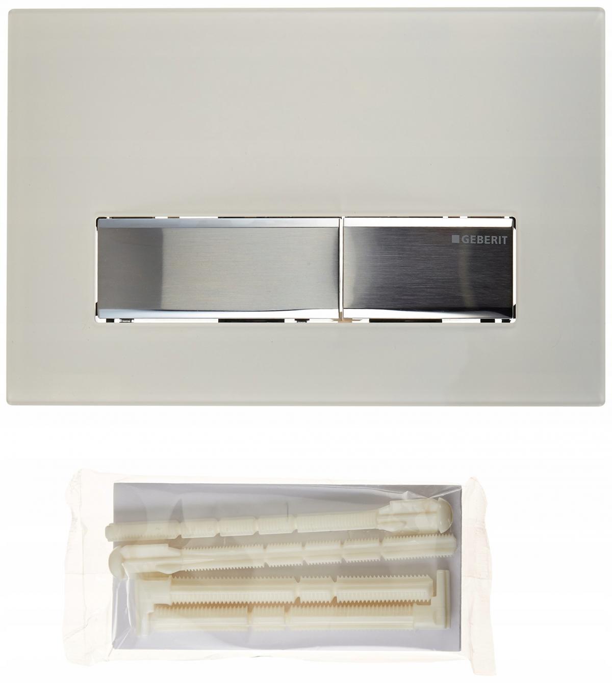 Przycisk uruchamiający GEBERIT Sigma50 przedni biały alpin