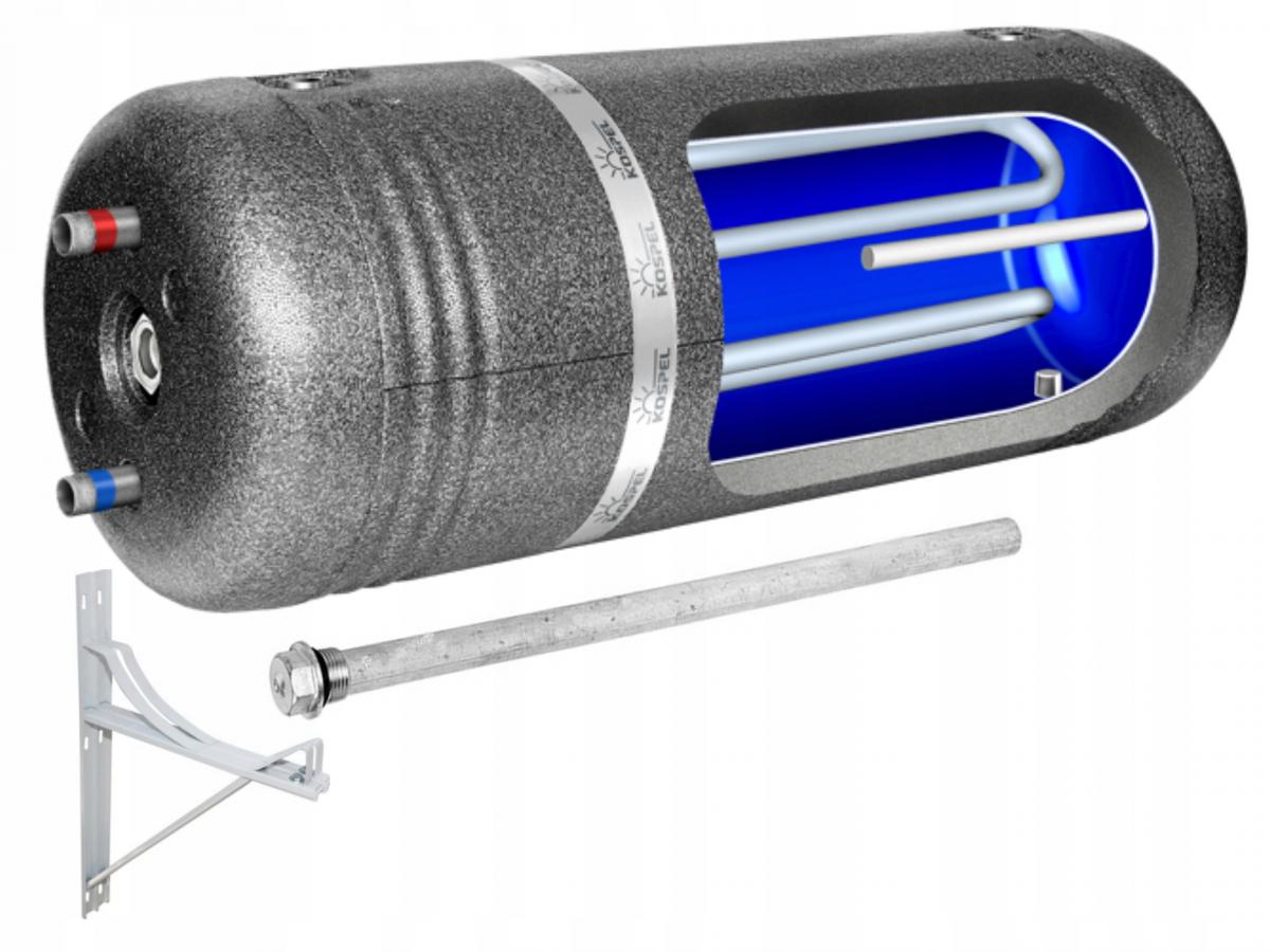 Wymiennik poziomy 138 KOSPEL WW-140 Termo Hit z wężownicą