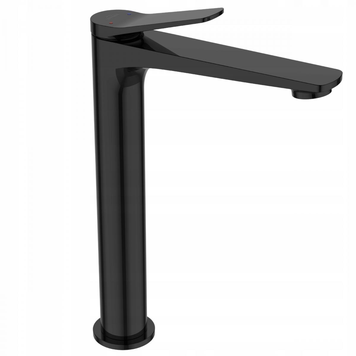 INVENA BATERIA UMYWALKOWA WYSOKA ALONIA INVENA TREND, CZARNY POŁYSK