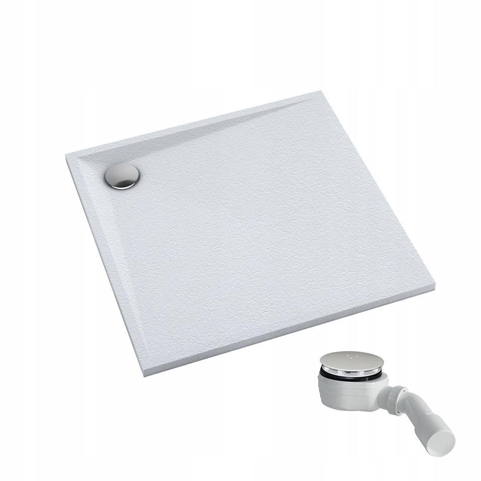 SCHEDPOL Brodzik kompozytowy Etrusco Stabilsound Plus 90x90x3 cm kwadratowy