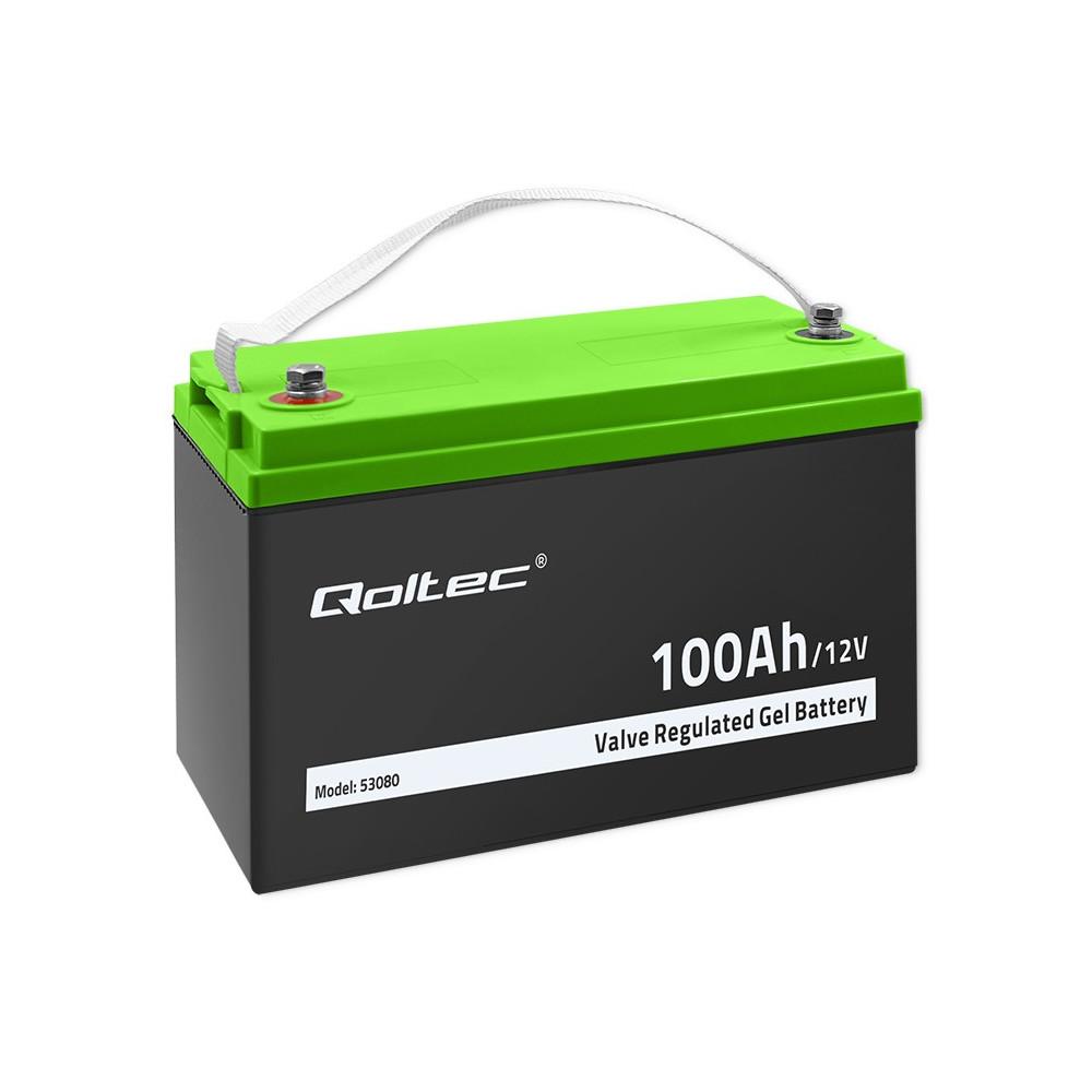 QOLTEC Akumulator żelowy VRLA 12V 100Ah