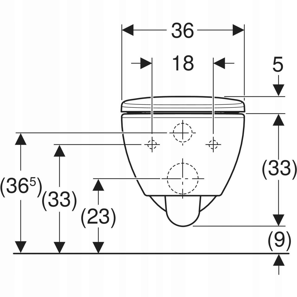 GEBERIT Miska wisząca WC Selnova Premium z deską sedesową wolne opadanie