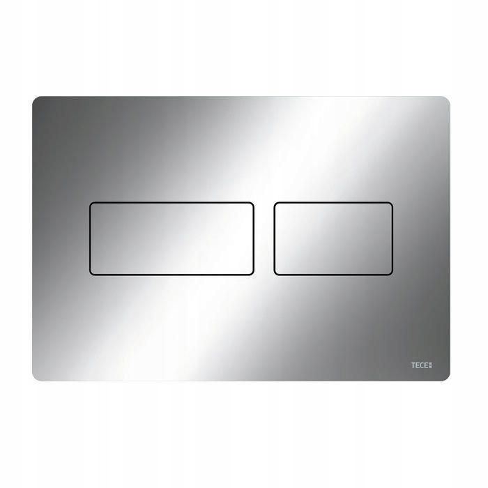 Przycisk spłukujący TECE solid podwójny do WC metalowy chrom połysk