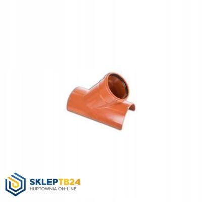 Siodło / przyłącze siodłowe PVC 250x160 / 45 do kanalizacji zewnętrznej, do