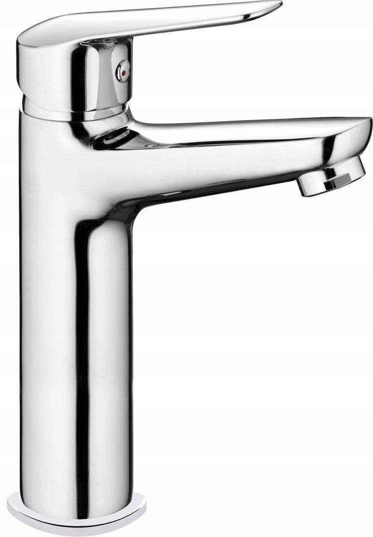 DEANTE Bateria umywalkowa Boro, chrom, z podwyższonym korpusem