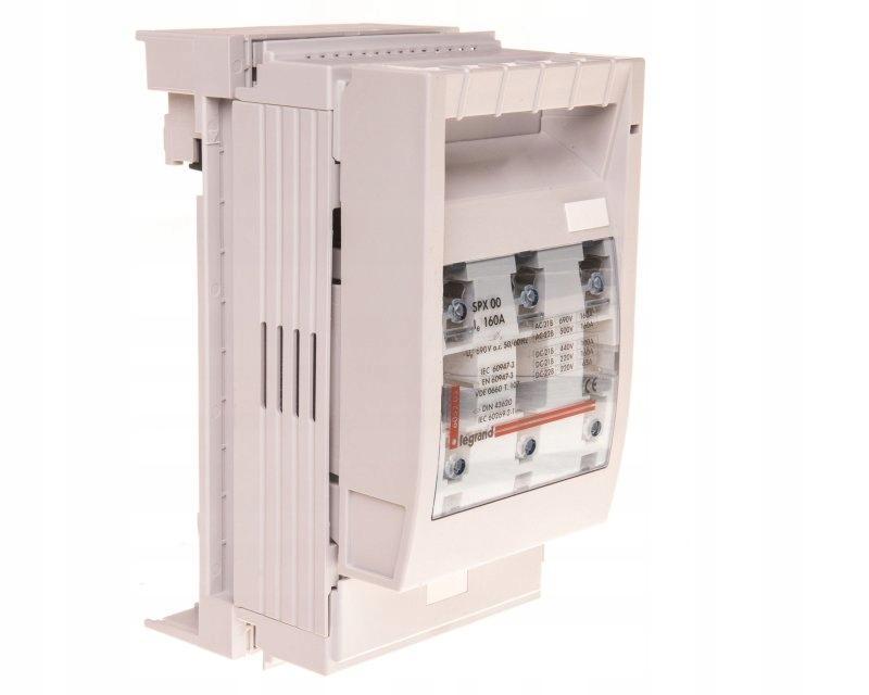 LEGRAND Rozłącznik bezpiecznikowy NH SPX00 160A na szynie zbiorczej 60mm