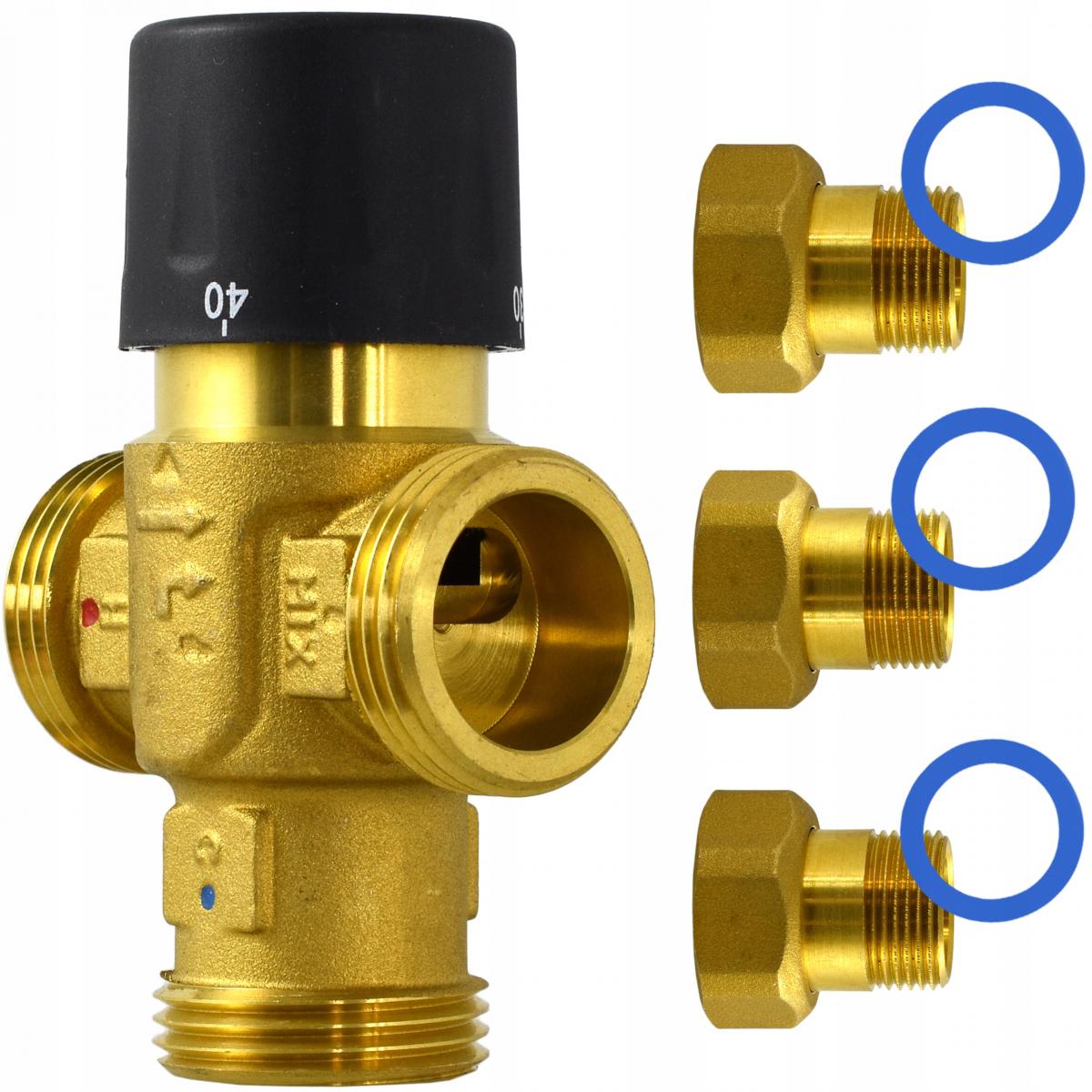 WATTS REDUKTOR CIŚNIENIA 3/4 ze skalą i półśrubunkami 48h