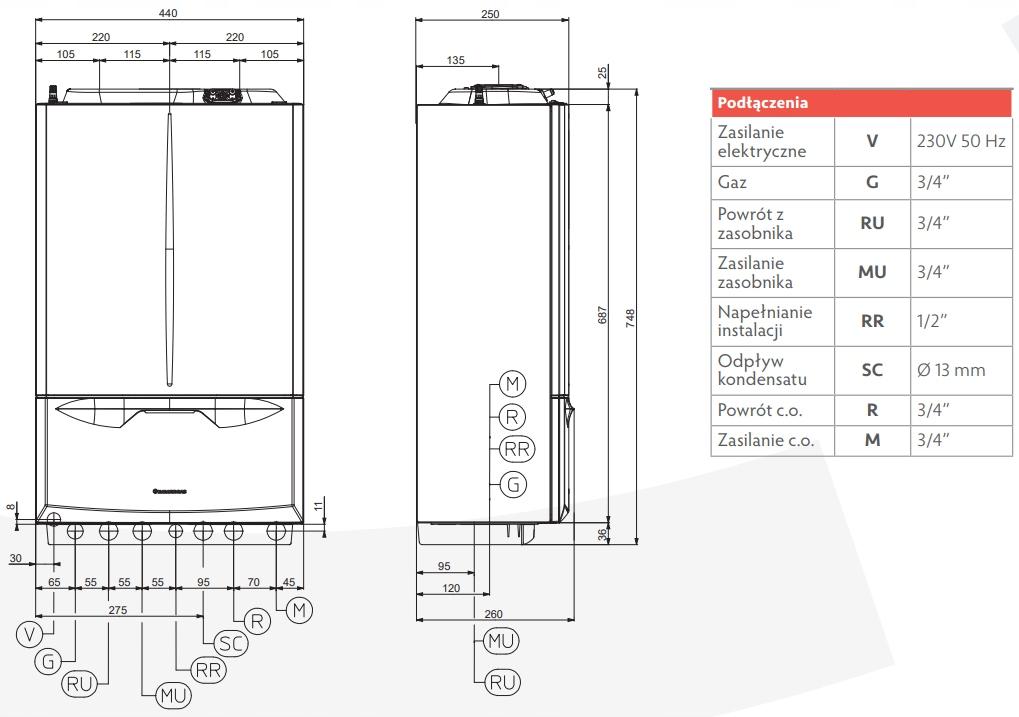 IMMERGAS Kocioł kondensacyjny VICTRIX EXTRA 24 PLUS 48h