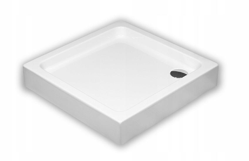 Brodzik akrylowy Stabilsound 80x80x17 / 7 cm kwadratowy Grando Plus