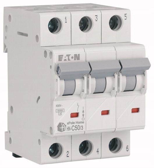 EATON Wyłącznik nadprądowy 6kA HN-C50/3