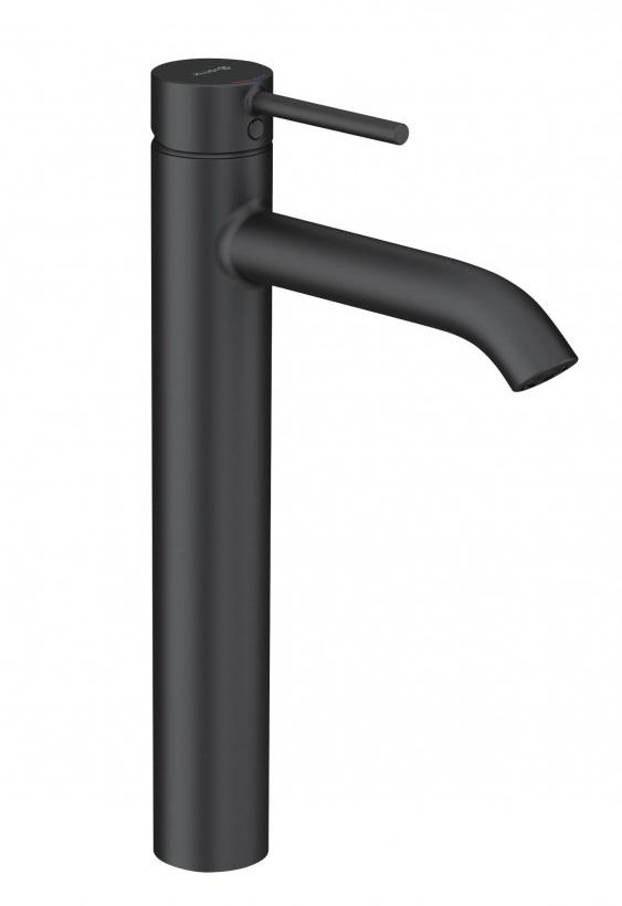 Bateria umywalkowa wysoka KLUDI BOZZ 1-uchwyt 1-otworowa DN 15 czarna mat