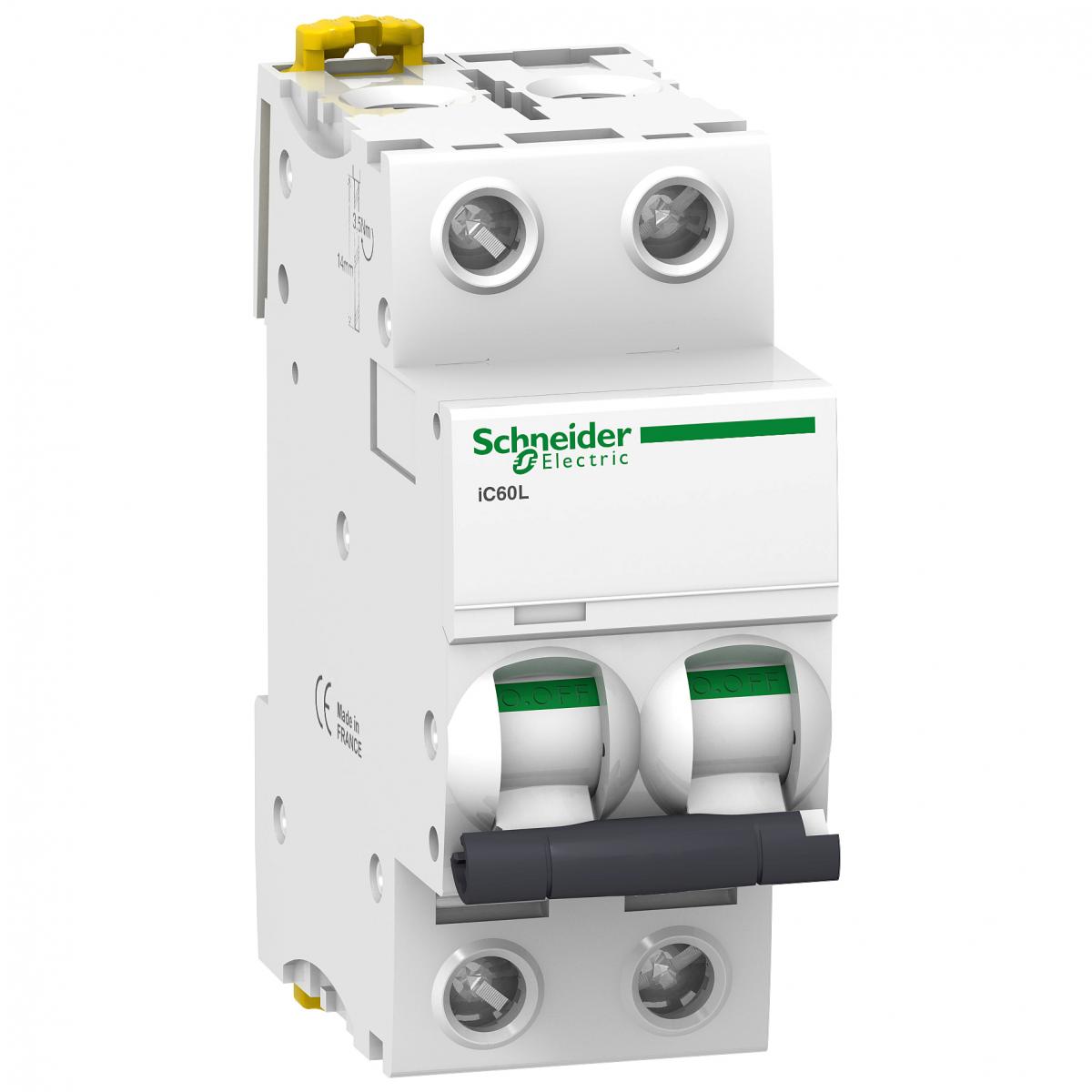 SCHNEIDER ELECTRIC Wyłącznik nadprądowy iC60L-C6-2 C 6A 2-biegunowy