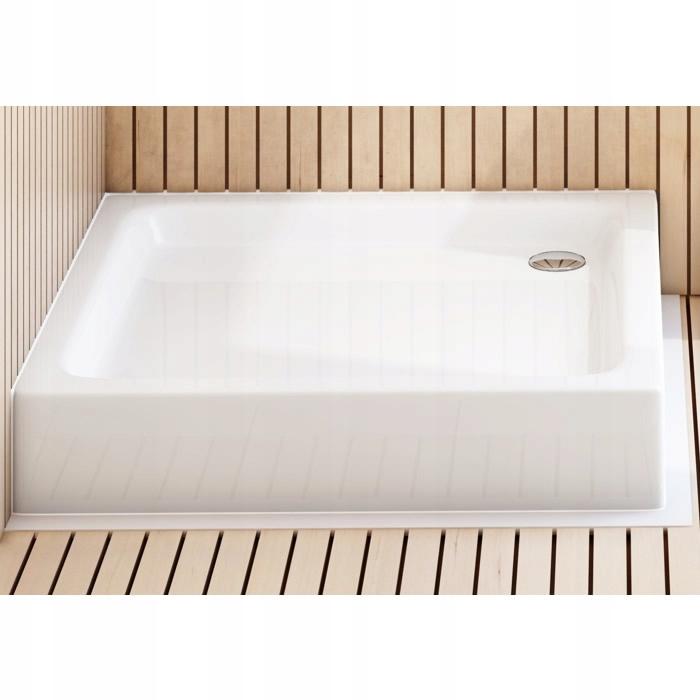 Brodzik akrylowy Stabilsound 80x80x17 / 7 cm kwadratowy Grando Plus