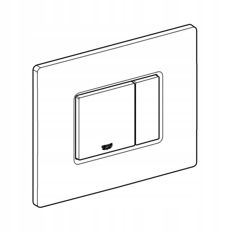 Przycisk uruchamiający GROHE Skate Cosmopolitan szkło aksamitna czerń