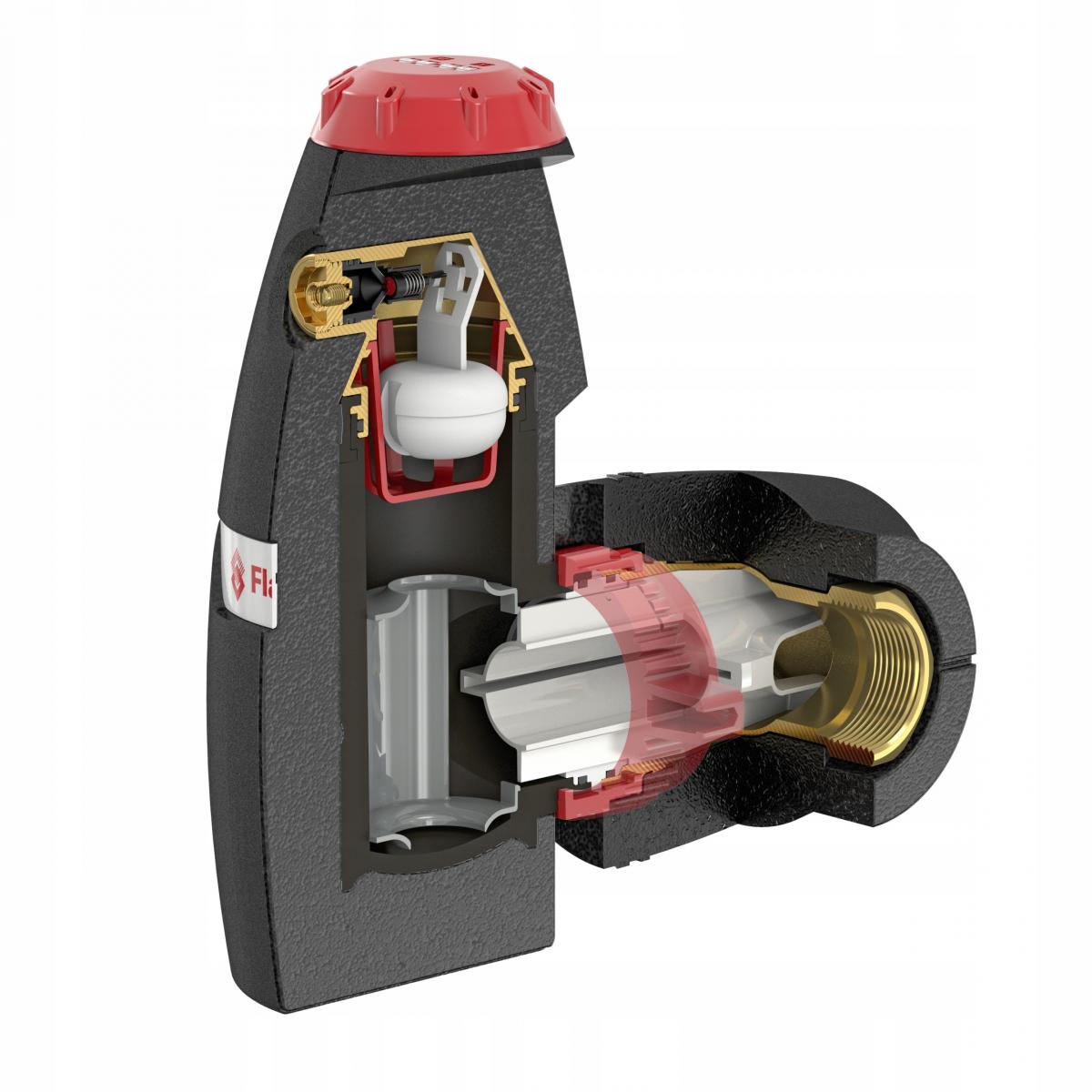 Separator powietrza ze zintegrowaną izolacją XStream Vent (DN25) G1F-GW