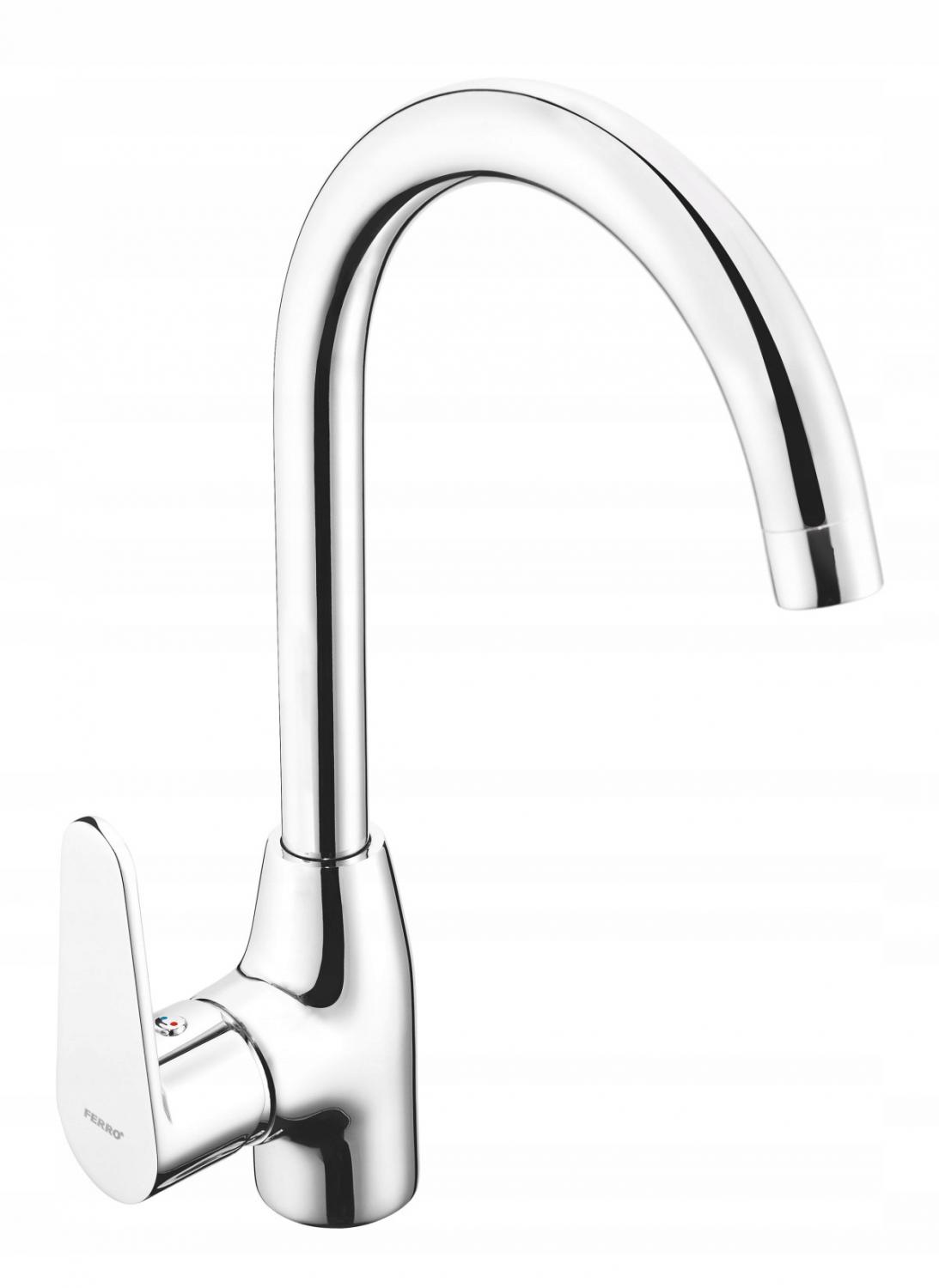 Bateria zlewozmywakowa stojąca ALGEO chrom